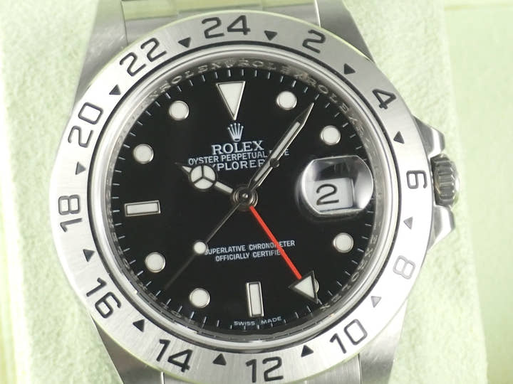 ロレックス エクスプローラーII Ref.16570 ブラック文字盤 中古 explorer2-98