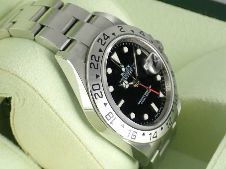 ロレックス エクスプローラーII Ref.16570 ブラック文字盤 中古 explorer2-98