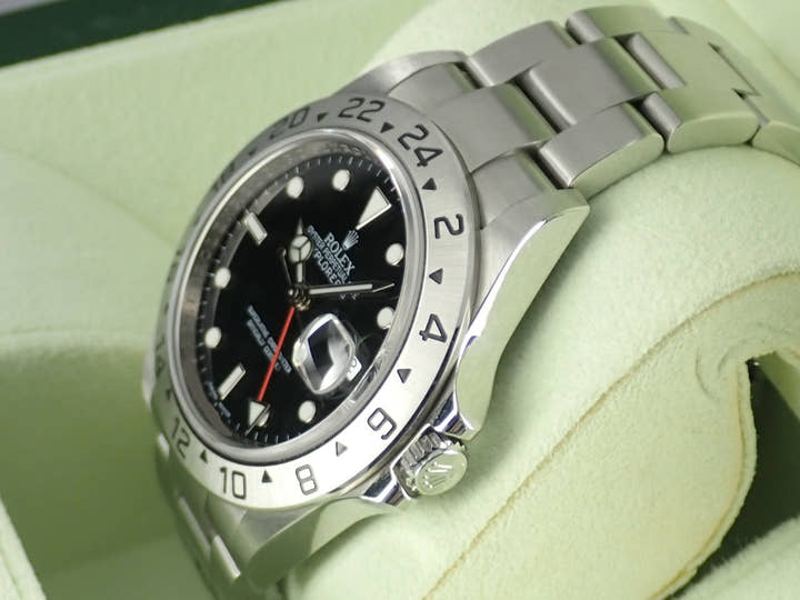 ロレックス エクスプローラーII Ref.16570 ブラック文字盤 中古 explorer2-98