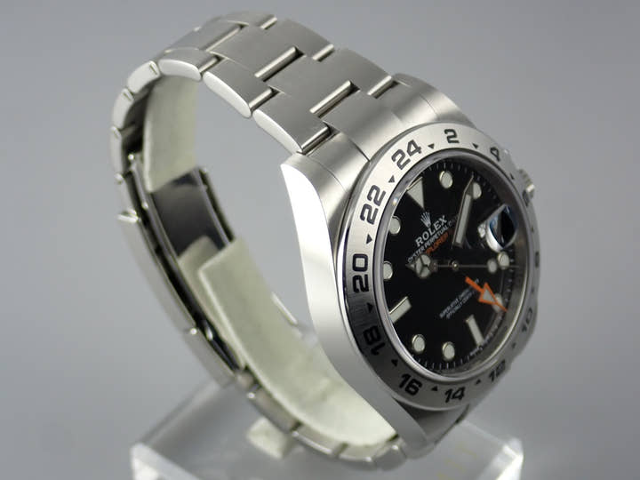 ロレックス エクスプローラーII Ref.216570 ブラック文字盤 中古 explorer2-99
