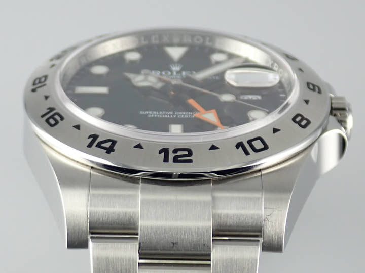 ロレックス エクスプローラーII Ref.216570 ブラック文字盤 中古 explorer2-99