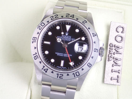 ロレックス エクスプローラーII Ref.16570 ブラック文字盤 中古 explorer2-9