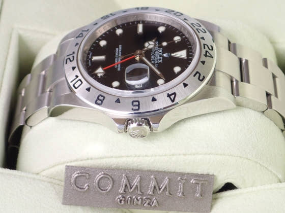 ロレックス エクスプローラーII Ref.16570 ブラック文字盤 中古 explorer2-9