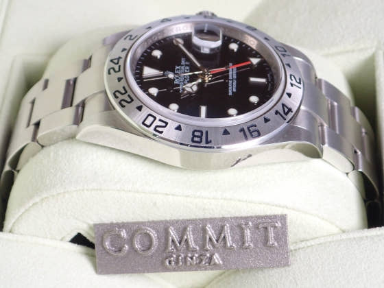 ロレックス エクスプローラーII Ref.16570 ブラック文字盤 中古 explorer2-9