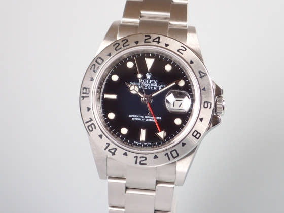 ロレックス エクスプローラーII Ref.16570 ブラック文字盤 中古 explorer2-9