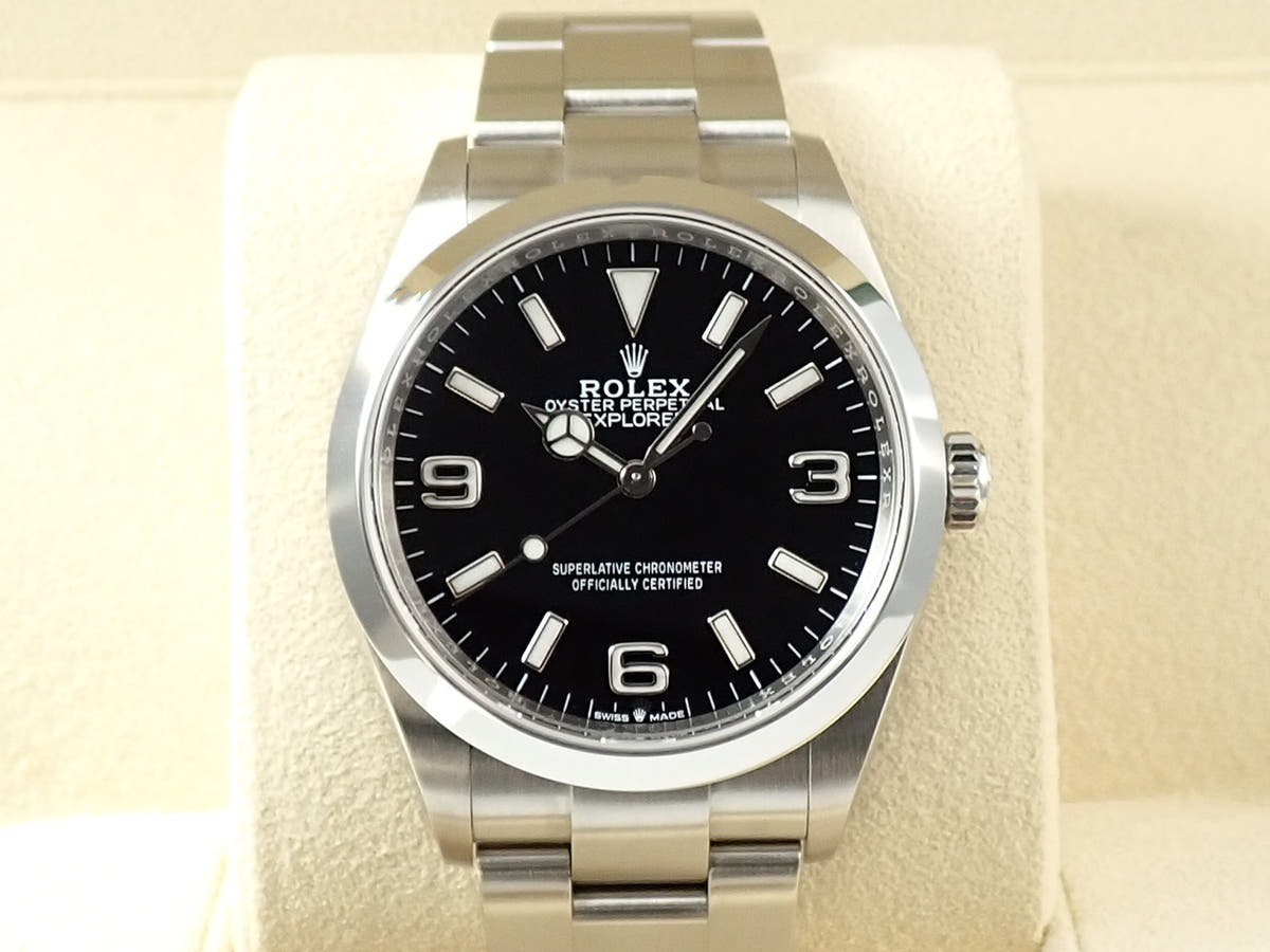 ロレックス エクスプローラー36 Ref.124270 ブラック文字盤 中古 5822VP3M