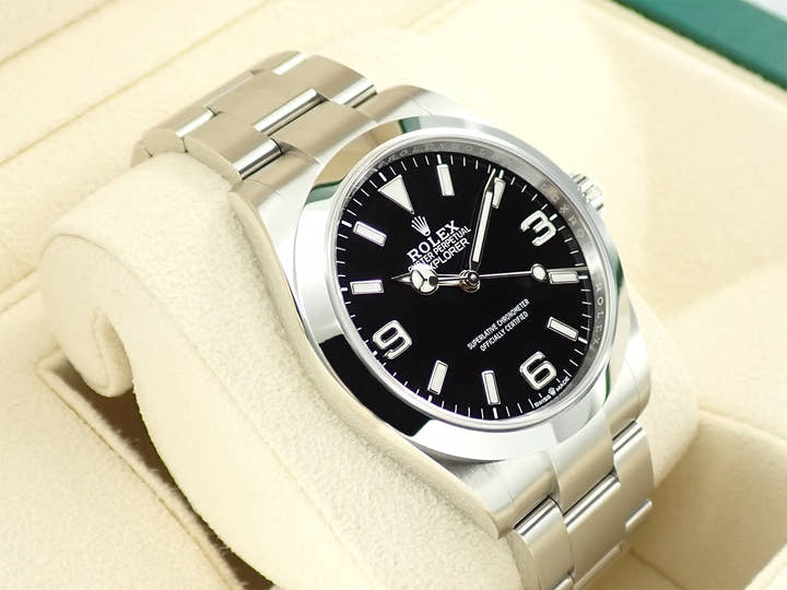 ロレックス エクスプローラー40 Ref.224270 ステンレススチール ブラック文字盤