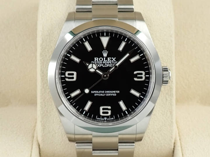 ロレックス エクスプローラー40 Ref.224270 ステンレススチール ブラック文字盤