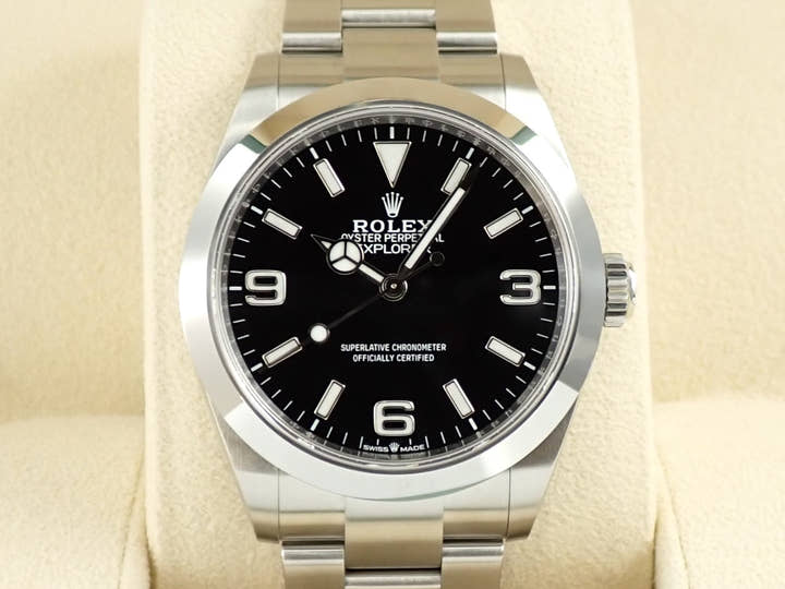 ロレックス エクスプローラー40 Ref.224270 ステンレススチール ブラック文字盤
