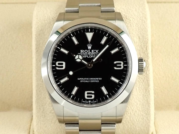 ロレックス エクスプローラー40 Ref.224270 ステンレススチール ブラック文字盤