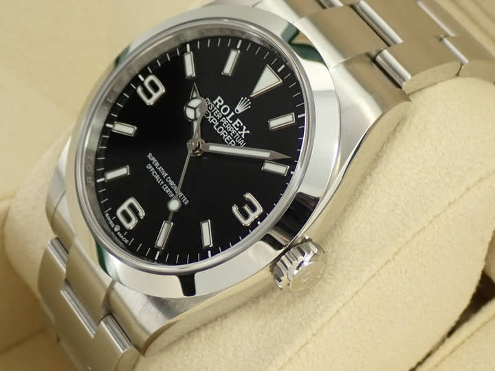 ロレックス エクスプローラー40 Ref.224270 ステンレススチール ブラック文字盤