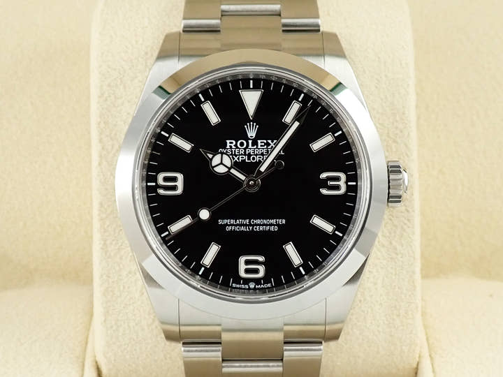 ロレックス エクスプローラー40 Ref.224270 ステンレススチール ブラック文字盤