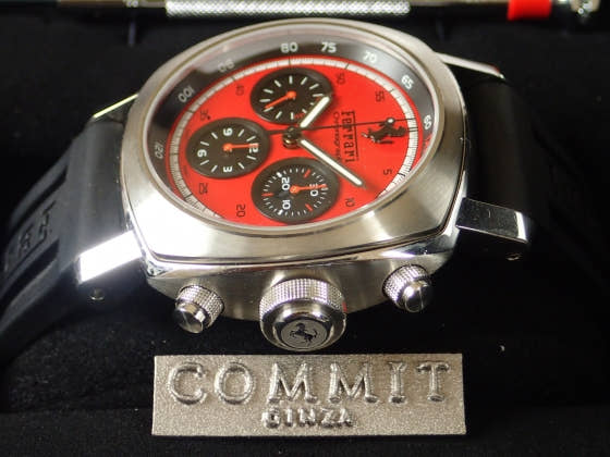 パネライ フェラーリ Ref.FER00013 レッド文字盤 中古 ferrari