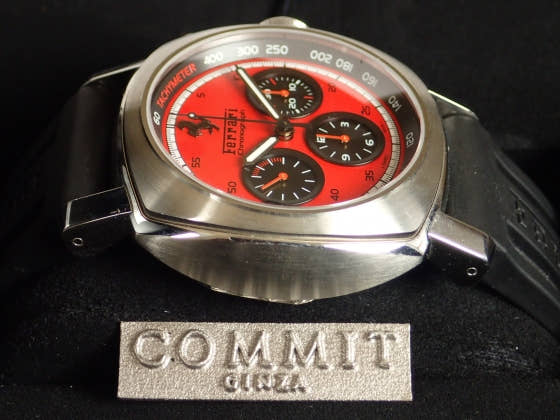 パネライ フェラーリ Ref.FER00013 レッド文字盤 中古 ferrari