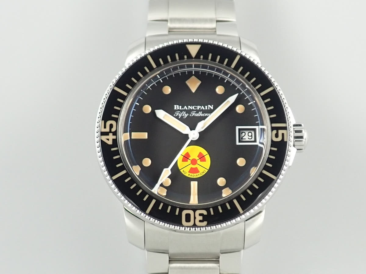 Blancpain Fifty Fathoms No Ref.5008D-1130-B64A Black Dial Very Good Condition K10P5884
