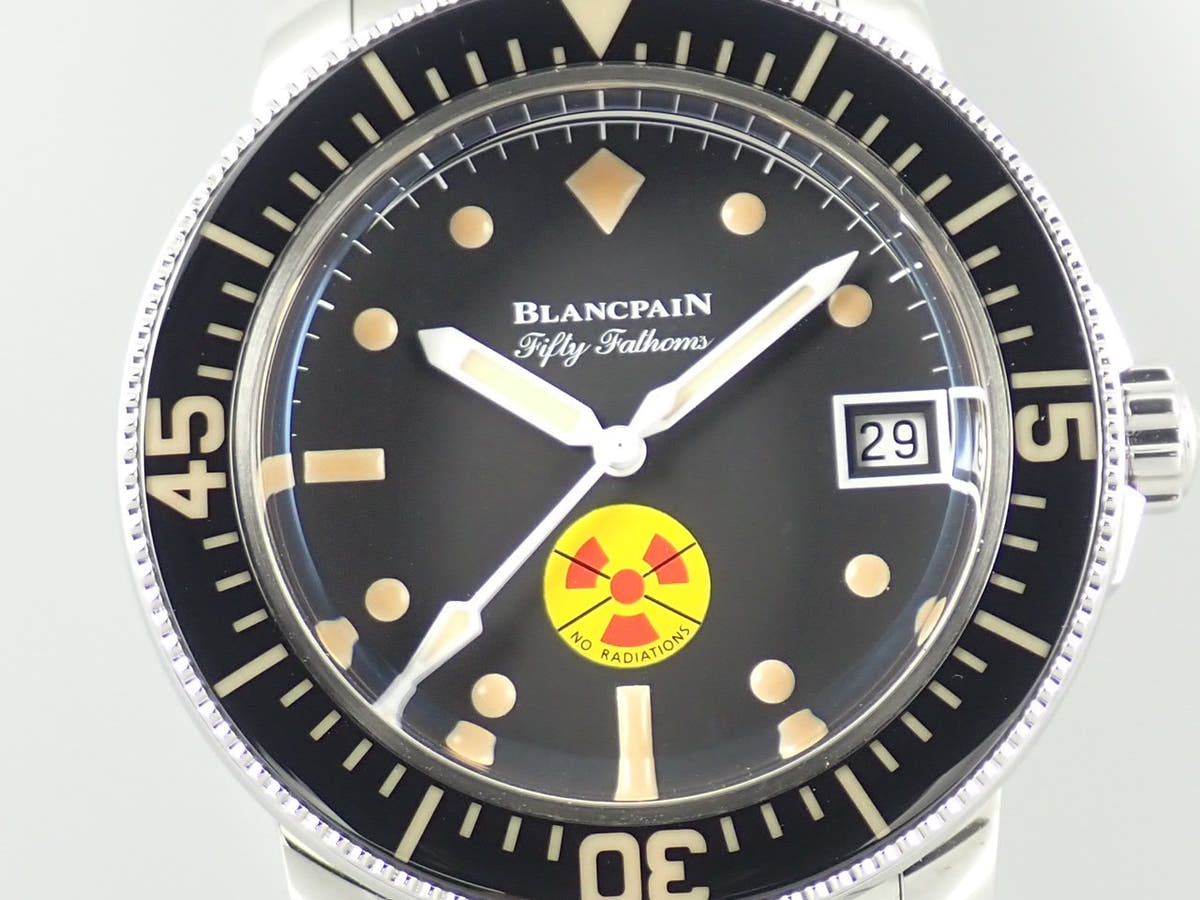 Blancpain Fifty Fathoms No Ref.5008D-1130-B64A Black Dial Very Good Condition K10P5884