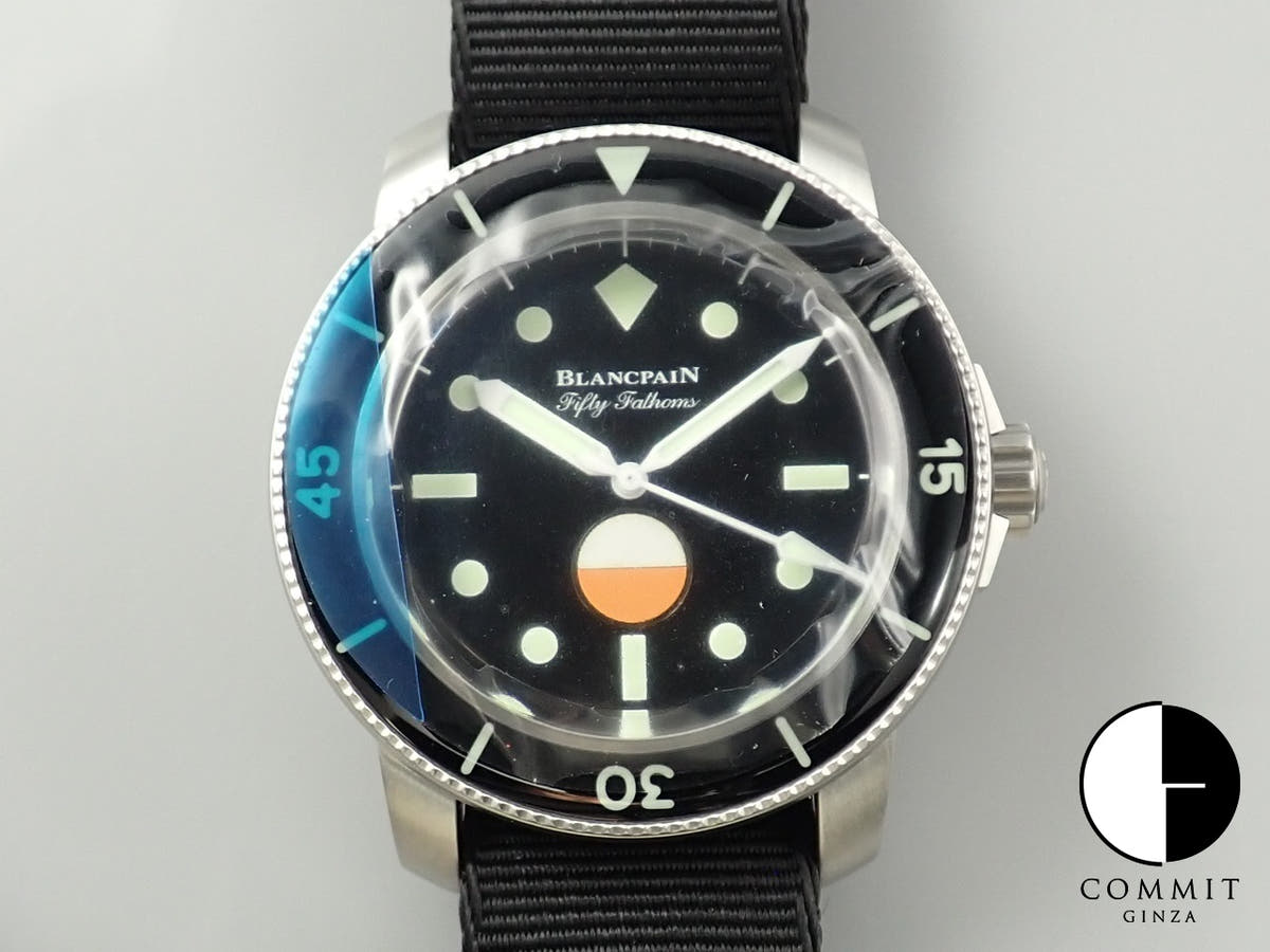 ブランパン フィフティ ファゾムス HODINKEE Ref.5008-11B30-NABA ブラック文字盤 未使用 S3J9377A