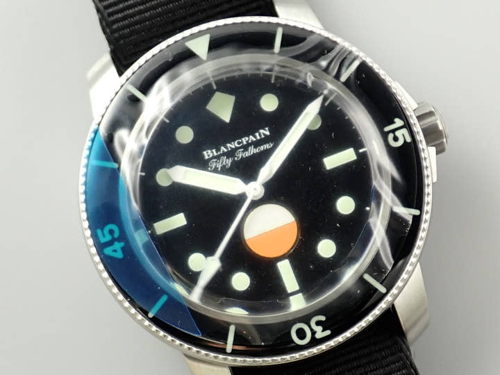 ブランパン フィフティ ファゾムス HODINKEE Ref.5008-11B30-NABA ブラック文字盤 未使用 S3J9377A