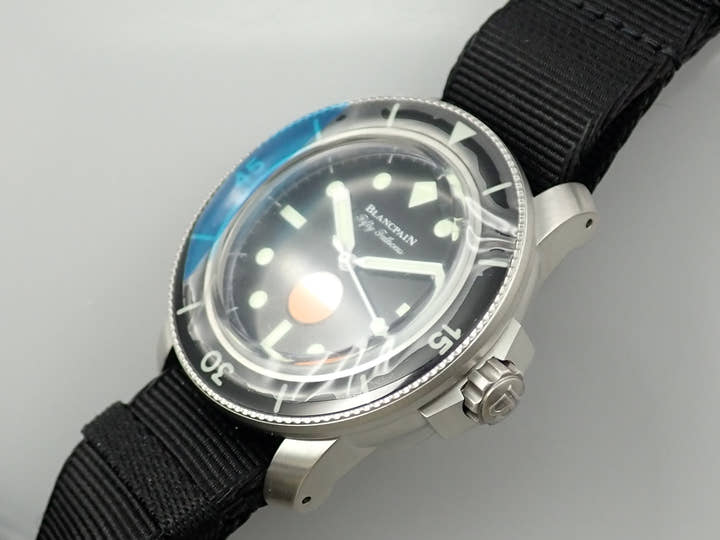 ブランパン フィフティ ファゾムス HODINKEE Ref.5008-11B30-NABA ブラック文字盤 未使用 S3J9377A