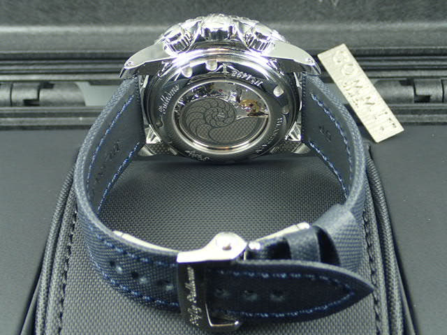 ブランパン フィフティファゾムス Ref.5066F114052B ブルー文字盤 中古 fifty-fathoms-2