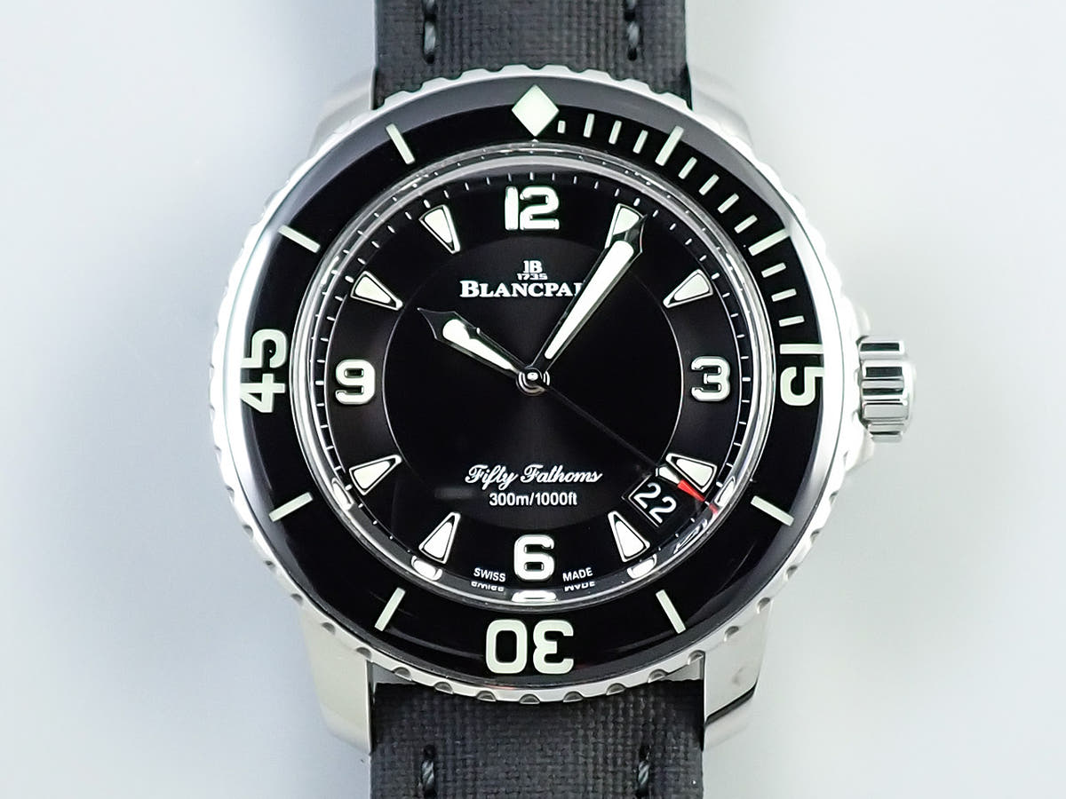 Blancpain Fifty Fathoms Ref.5015-1130-52A Black Dial Used S4C14H92