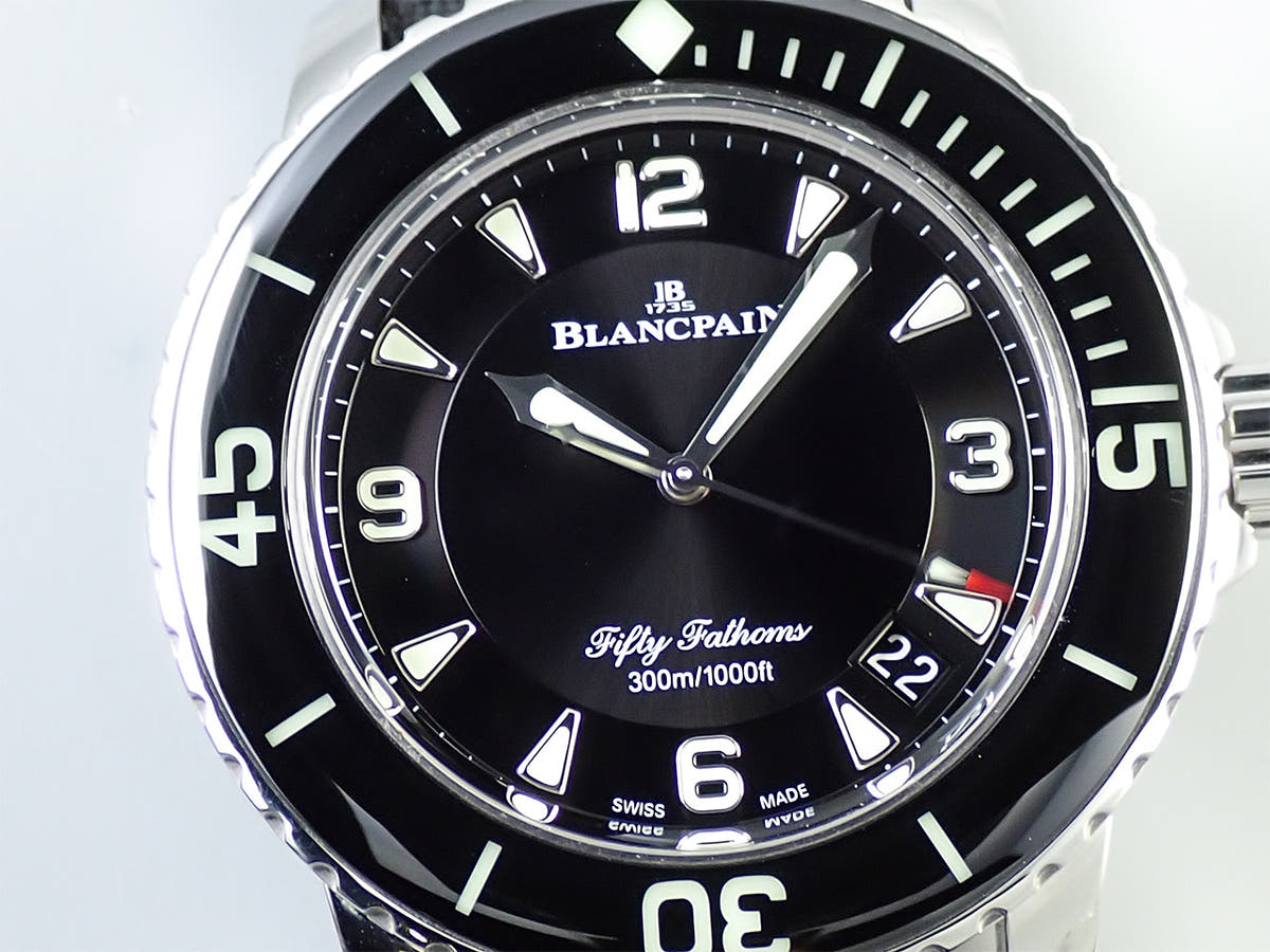 Blancpain Fifty Fathoms Ref.5015-1130-52A Black Dial Used S4C14H92