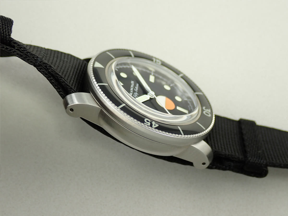 Blancpain Fifty Fathoms MIL-SPEC LIMITED EDITION HODINKEE Ref.5008-11B30-NABA Black Dial Very Good Condition 039RMZSM