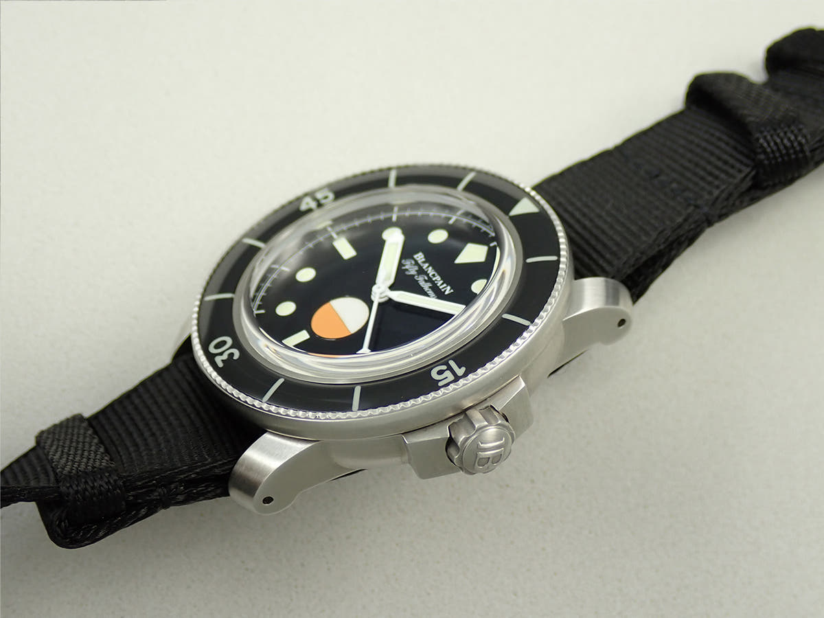Blancpain Fifty Fathoms MIL-SPEC LIMITED EDITION HODINKEE Ref.5008-11B30-NABA Black Dial Very Good Condition 039RMZSM