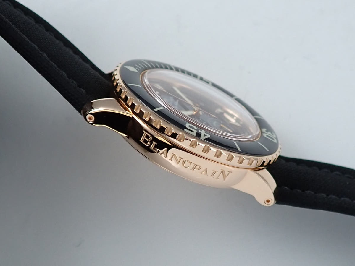 Blancpain Fifty Fathoms Flyback Chronograph Ref.5085F-3630-52A Black Dial Used 948PXAMA