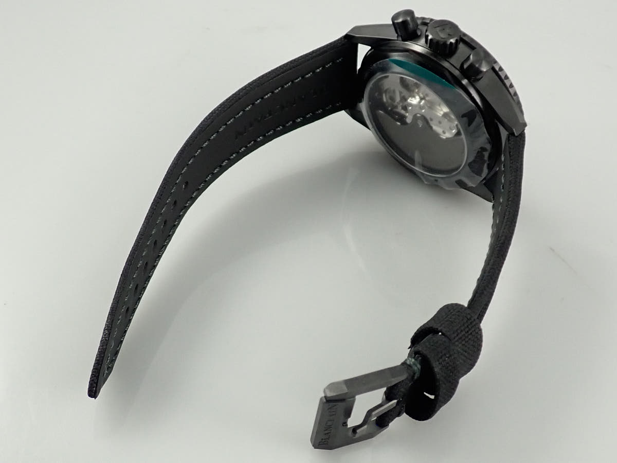 Blancpain Fifty Fathoms Bathyscaphe Flyback Chronograph Ref.5200-0153-B52A Green Dial Very Good Condition 3S912P5U