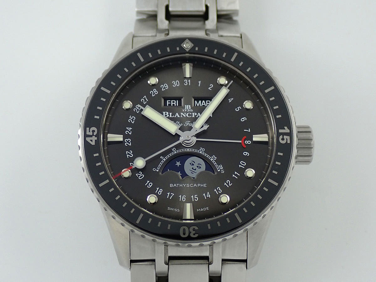 Blancpain Fifty Fathoms Bathyscaphe Complete Calendar Ref.5054-1110-70B Grey Dial Good Condition H0593730