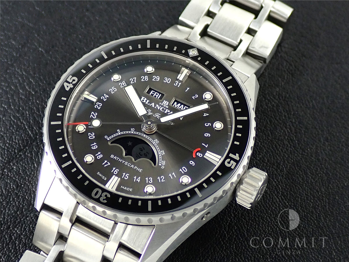 Blancpain Fifty Fathoms Bathyscaphe Complete Calendar Ref.5054-1110-70B Grey Dial Good Condition H0593730