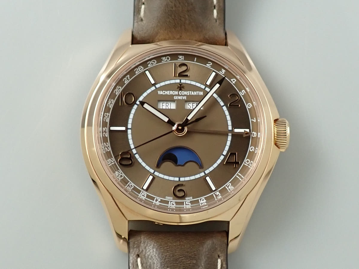 ヴァシュロンコンスタンタン フィフティーシックス コンプリートカレンダー Ref.4000E/000R-B065 ブラウン文字盤 美品 C052KKXR