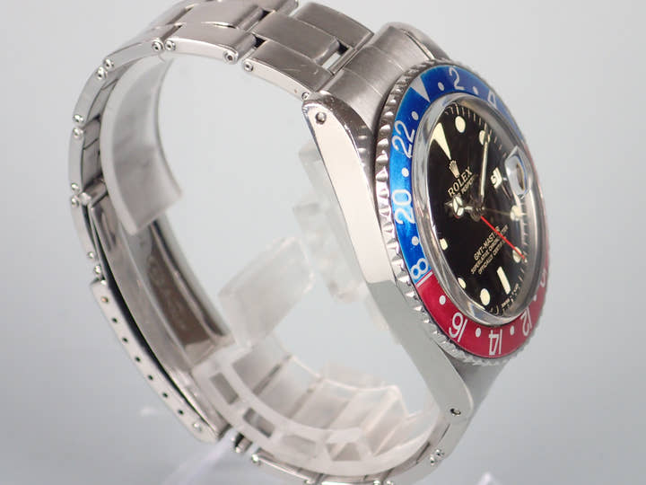 ロレックス GMTマスター Ref.1675M ブラック文字盤 中古 gmt-master-10 オイスターブレスレット