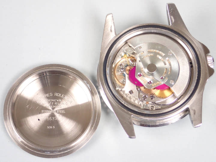 ロレックス GMTマスター Ref.1675M ブラック文字盤 中古 gmt-master-10 オイスターブレスレット