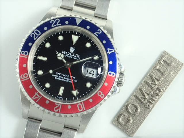 ロレックス GMTマスター Ref.16700 ブラック文字盤 中古 gmt-master-101 オイスターブレスレット