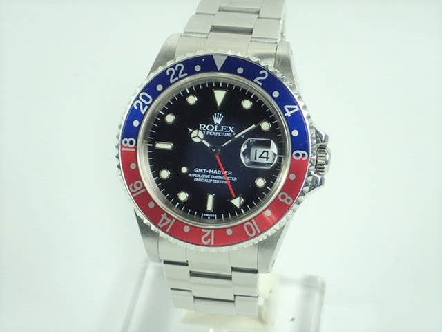ロレックス GMTマスター Ref.16700 ブラック文字盤 中古 gmt-master-101 オイスターブレスレット