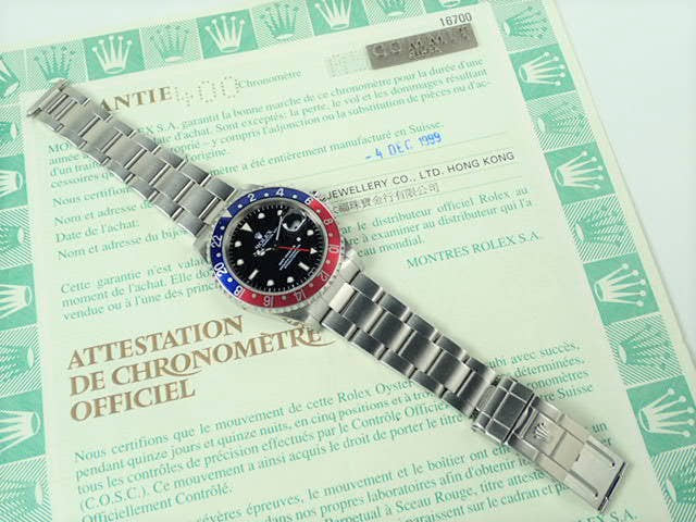ロレックス GMTマスター Ref.16700 ブラック文字盤 中古 gmt-master-101 オイスターブレスレット