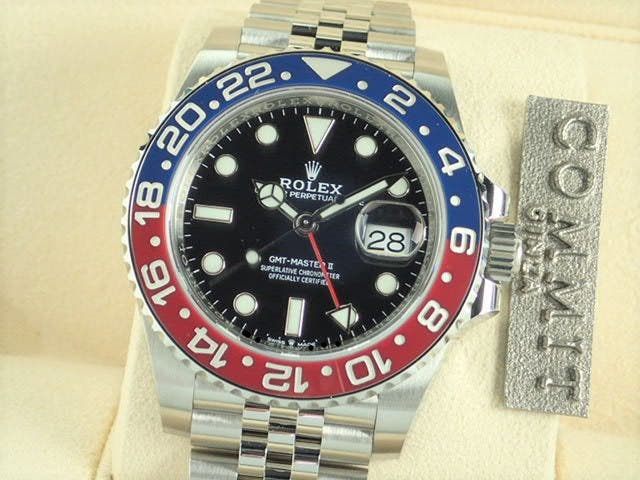 ロレックス GMTマスターII Ref.126710BLRO ブラック文字盤 未使用 gmt-master-102 ジュビリーブレスレット