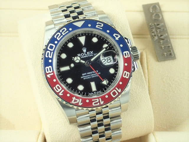 ロレックス GMTマスターII Ref.126710BLRO ブラック文字盤 未使用 gmt-master-102 ジュビリーブレスレット