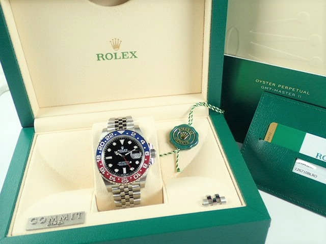 ロレックス GMTマスターII Ref.126710BLRO ブラック文字盤 未使用 gmt-master-102 ジュビリーブレスレット