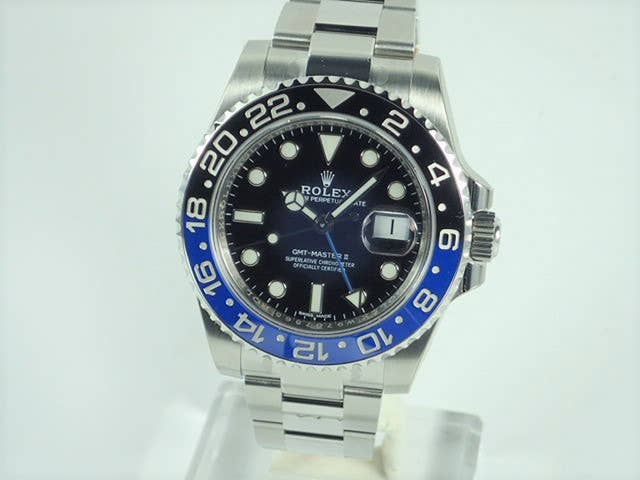 ロレックス GMTマスターII Ref.116710BLNR ブラック文字盤 未使用 gmt-master-103 オイスターブレスレット
