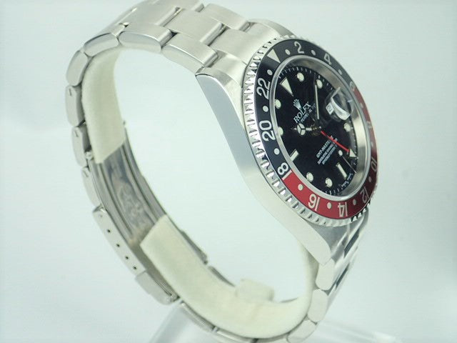 Rolex GMT Master II Red and Black Bezel F Series