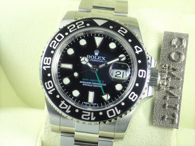 ロレックス GMTマスターII Ref.116710LN ブラック文字盤 美品 gmt-master-105