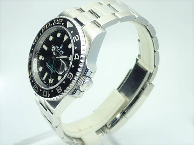 ロレックス GMTマスターII Ref.116710LN ブラック文字盤 美品 gmt-master-105 オイスターブレスレット
