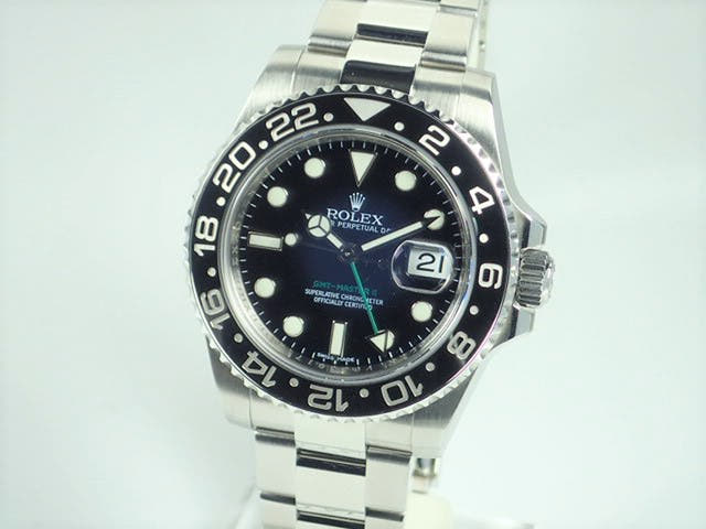 ロレックス GMTマスターII Ref.116710LN ブラック文字盤 美品 gmt-master-105