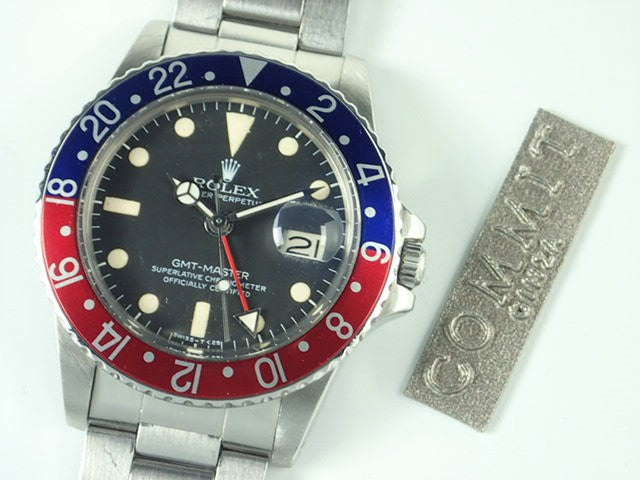 ロレックス GMTマスター Ref.1675 ブラック文字盤 中古 gmt-master-106