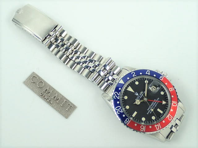 ロレックス GMTマスター Ref.1675 ブラック文字盤 中古 gmt-master-107