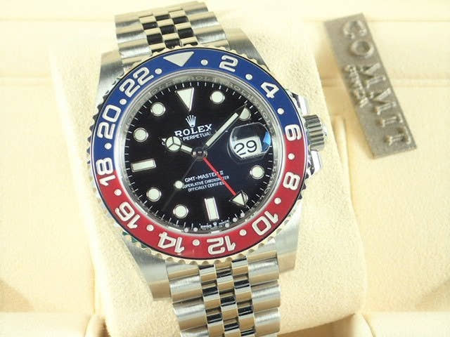 ロレックス GMTマスターII Ref.126710BLRO ブラック文字盤 美品 gmt-master-109 ジュビリーブレスレット