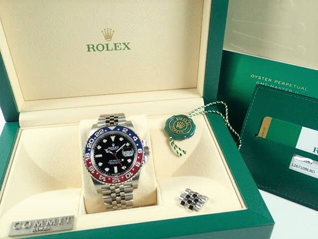ロレックス GMTマスターII Ref.126710BLRO ブラック文字盤 美品 gmt-master-109 ジュビリーブレスレット